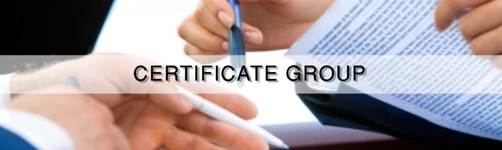CERTIFICATE GROUP